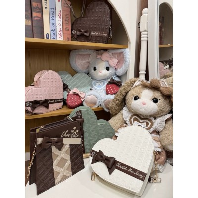 Dream Whale Strawberry Chocolate Bags(Pre-Order/4 Colours/Full Payment Without Shipping)